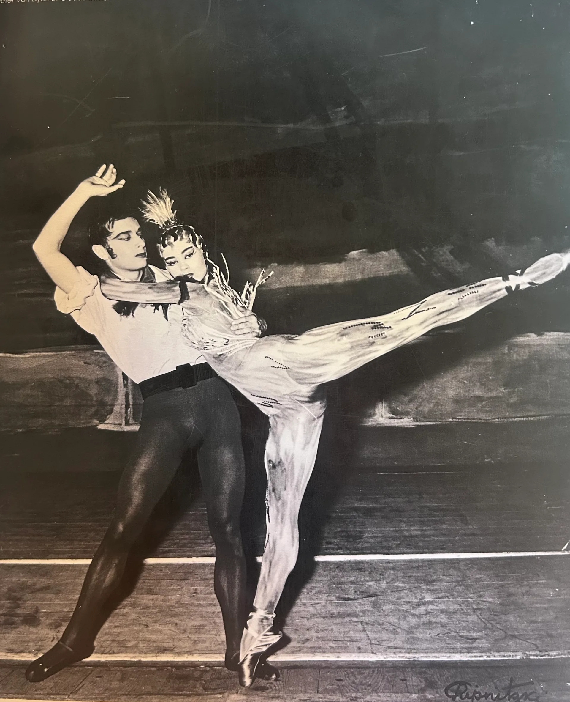 «Фантастическая свадьба» Сержа Лифаря, Клод Бесси и Питер Ван Дик, 1955 