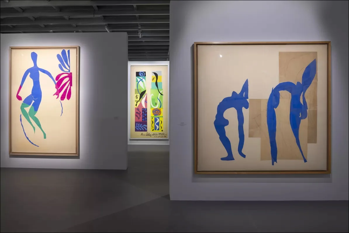 залы выставки "Анри Матисс, 1941-1954" в Grand Palais