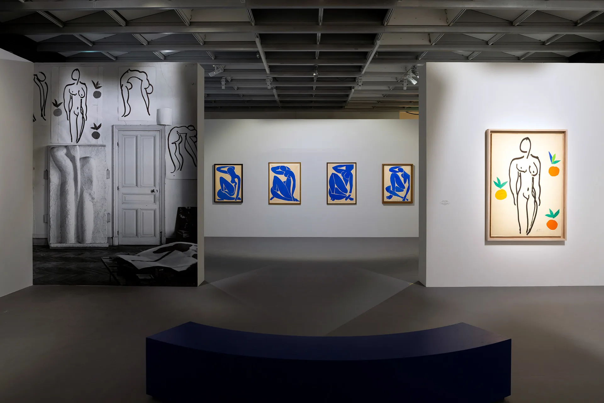 залы выставки "Анри Матисс, 1941-1954" в Grand Palais