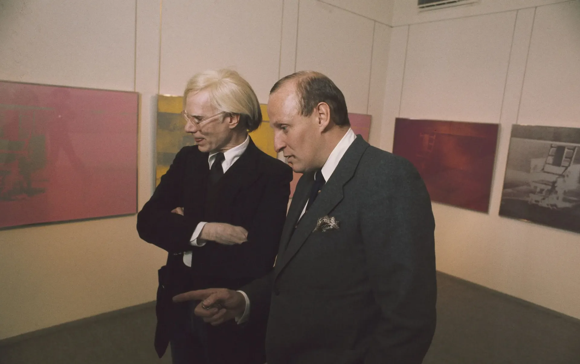 Энди Уорхол и Бруно Бишофбергер , 1970 (с) Reto Hügin / RDB / Dukas