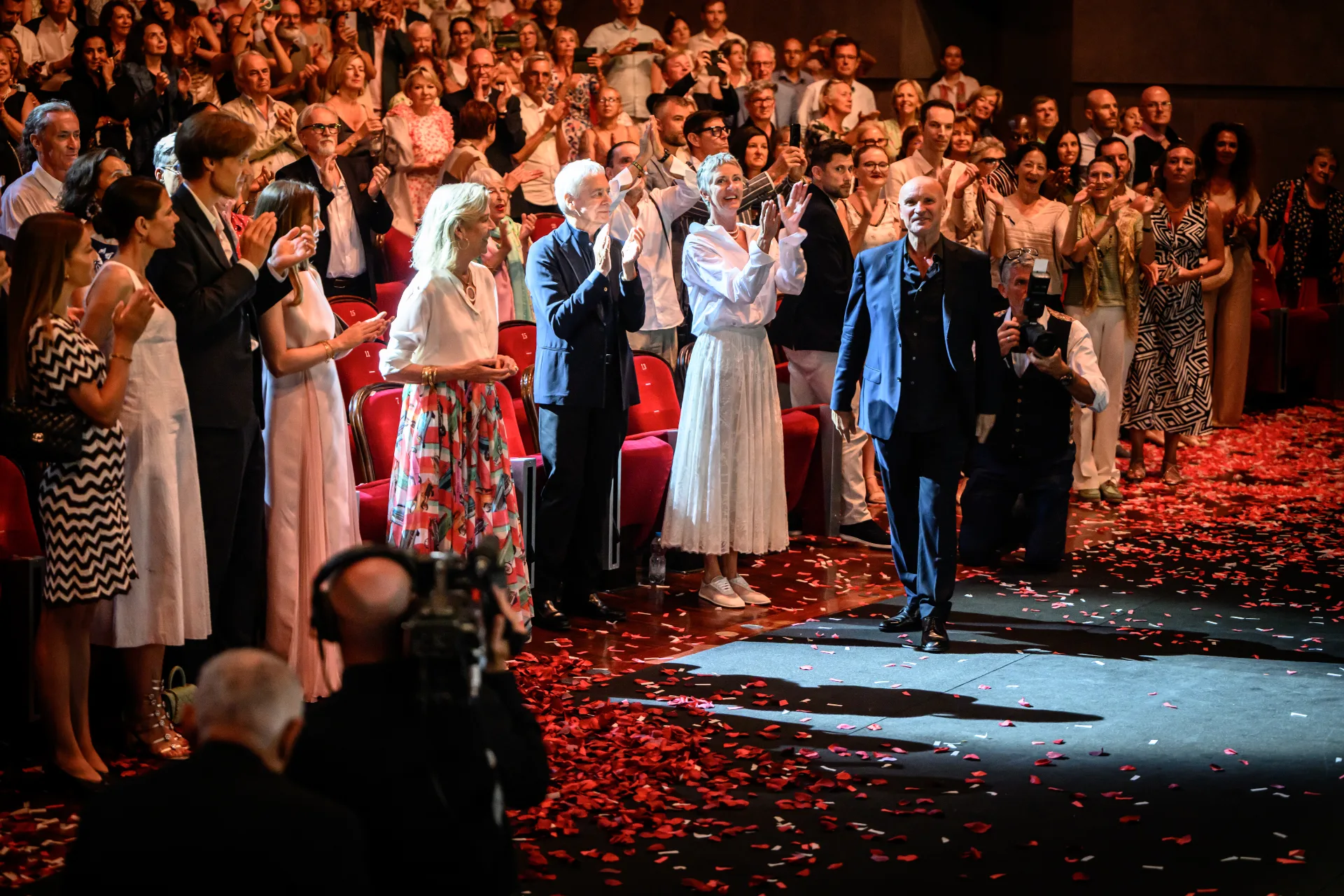 Принцесса Каролина, Джон Ноймайер, Бернис Коппьетерс и Жан-Кристоф Майо (с) Alice Blangero