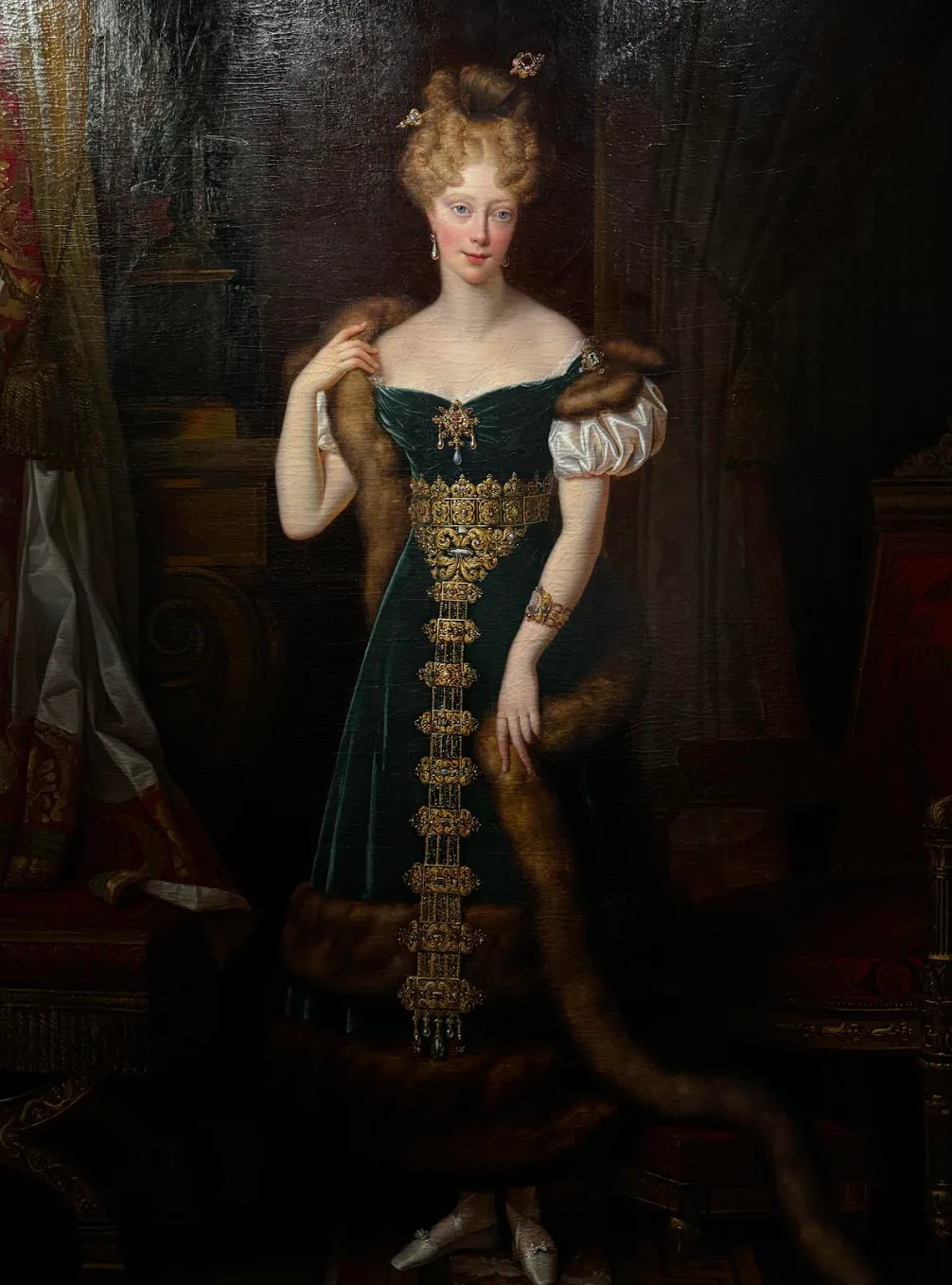 Александр-Жан Дюбуа-Драоне (1790–1834), «Портрет герцогини Беррийской в полный рост» (с) Yulia Paskin