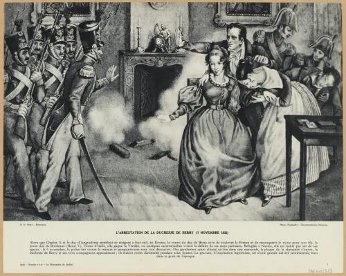 Арест герцогини Беррийской (7 ноября 1832 года) (с) Musée Carnavalet, Histoire de Paris