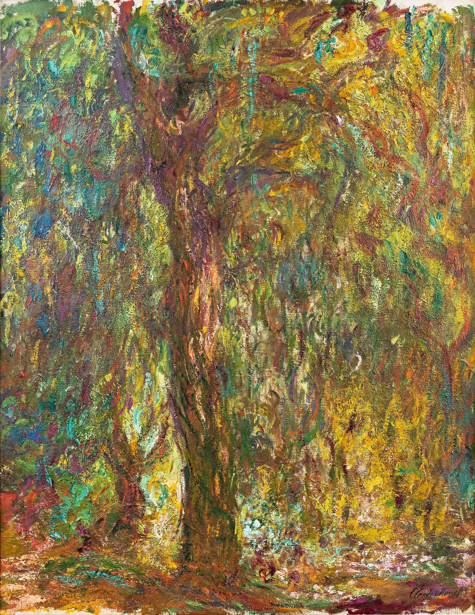 Клод Моне, «Плакучая ива» © Eléa Lefèvre, Blok Design Group & Art Digital Studio, Sotheby’s