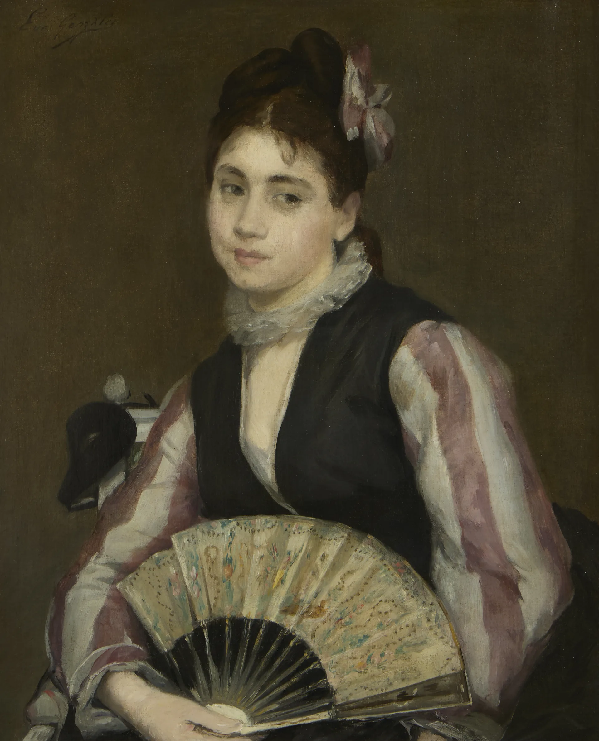 Ева Гонсалес, «Портрет Жанны Гонсалес», около 1870–1872. Collection particulière / Photo Scott Goodwin