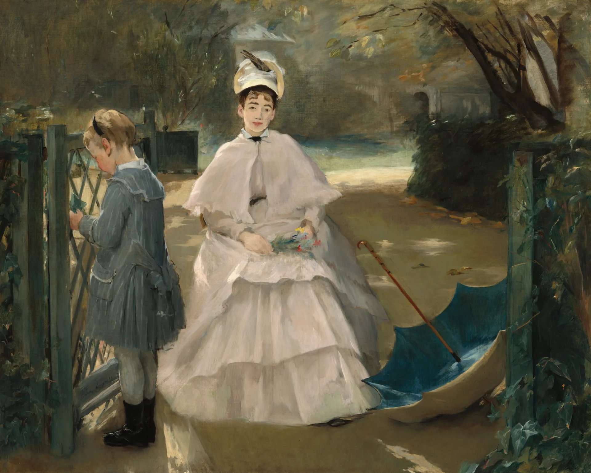 Ева Гонсалес, «Няня и младенец», около 1877–1878. Courtesy of the National Gallery of Art, Washington
