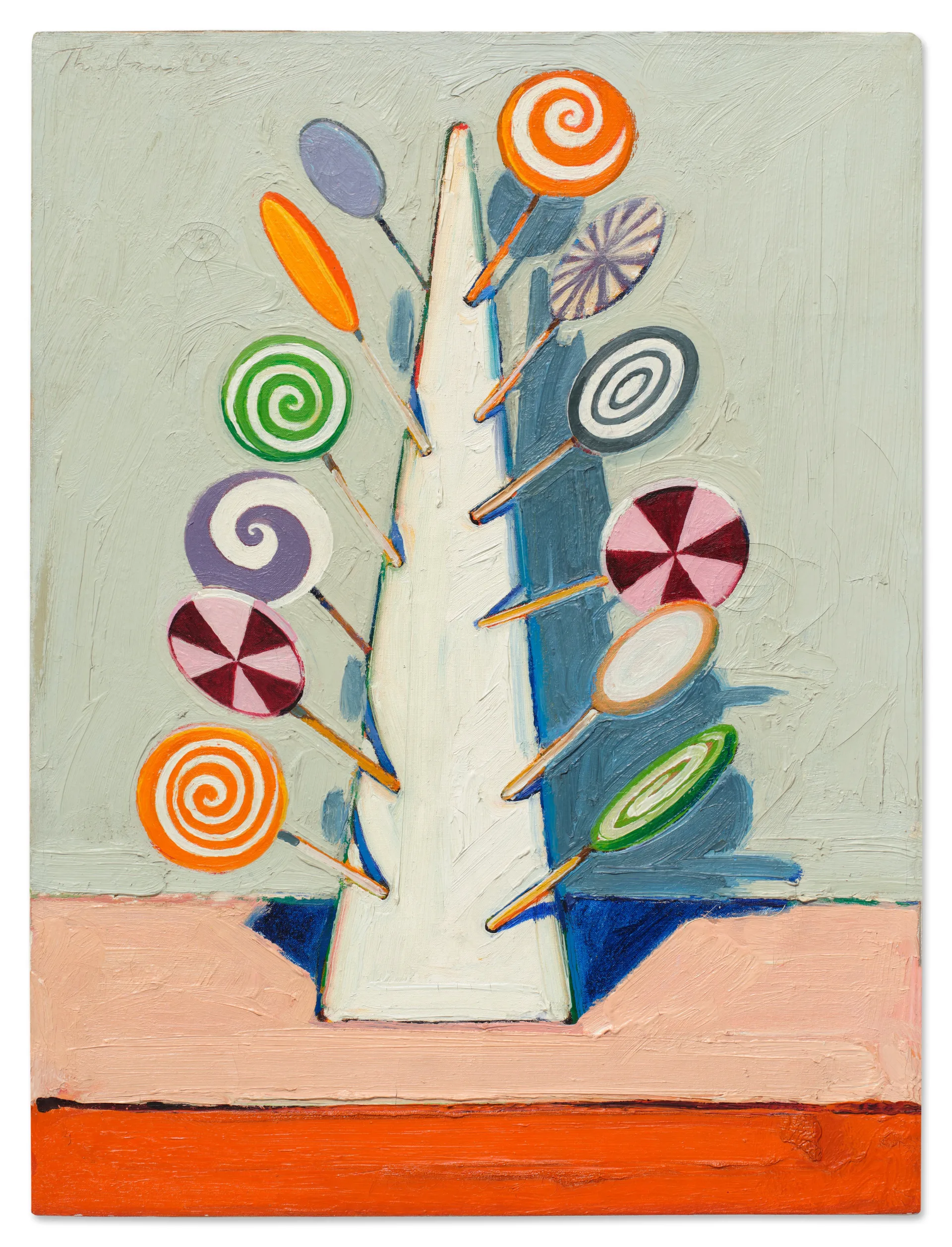 Уэйн Тибо, «Дерево с леденцами» (Sucker Tree), 1962 (с) Sotheby’s