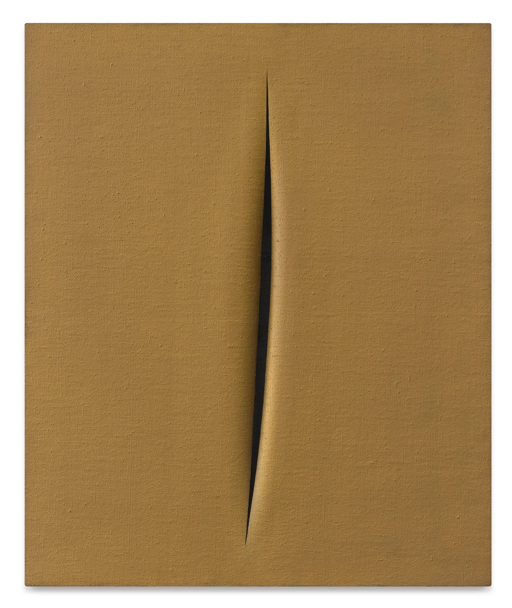 Лучо Фонтана, «Пространственная концепция. Ожидания» (Concetto Spaziale, Attese), 1965–1966 (с) Sotheby’s