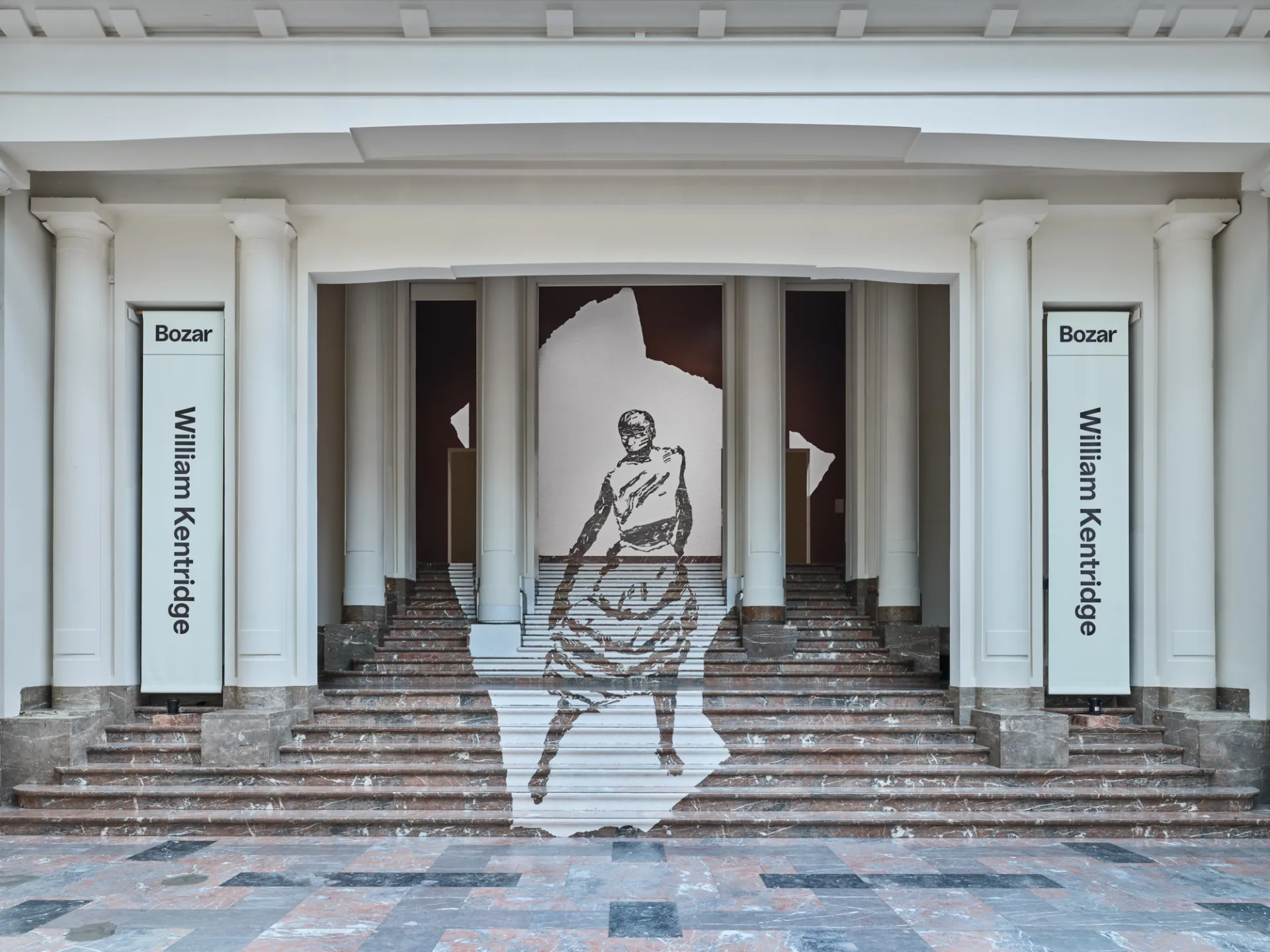 BOZAR Уильям Кентридж Вид экспозиции (с) We Document Art
