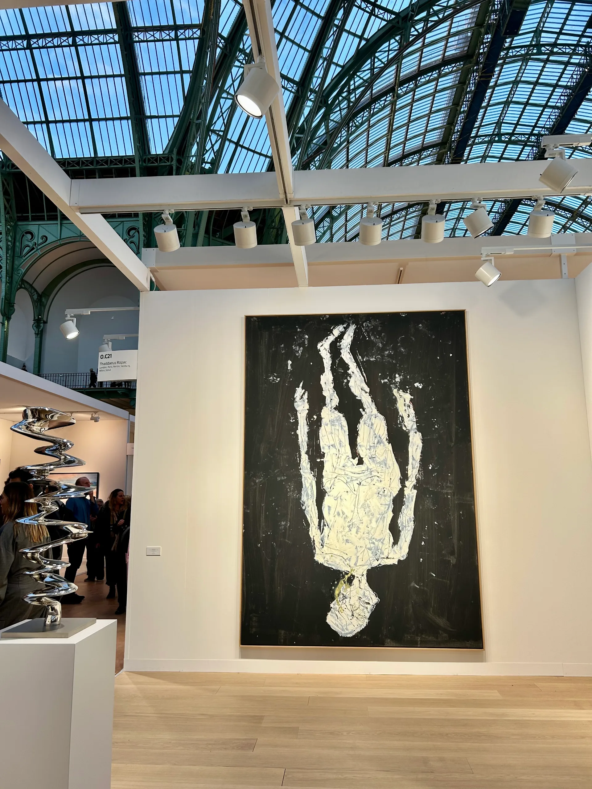 Георг Базелиц (1938-2026) - один из "хедлайнеров" нынешнего выпуска Art Basel Paris (с) Maag France