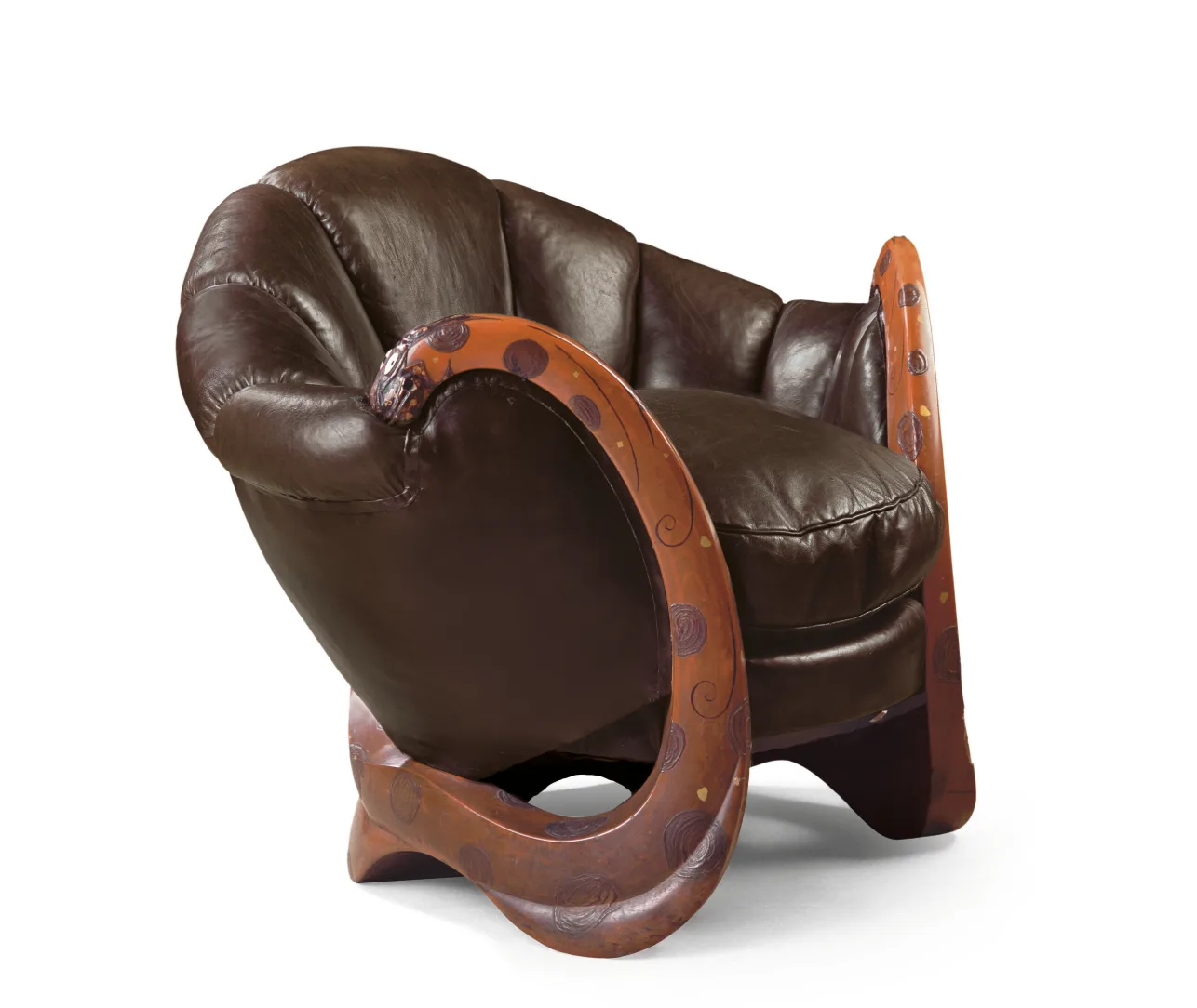 Кресло "Драконы" (1917–1919), Collection Yves Saint Laurent et Pierre Bergé, Christie's , февраль 2009