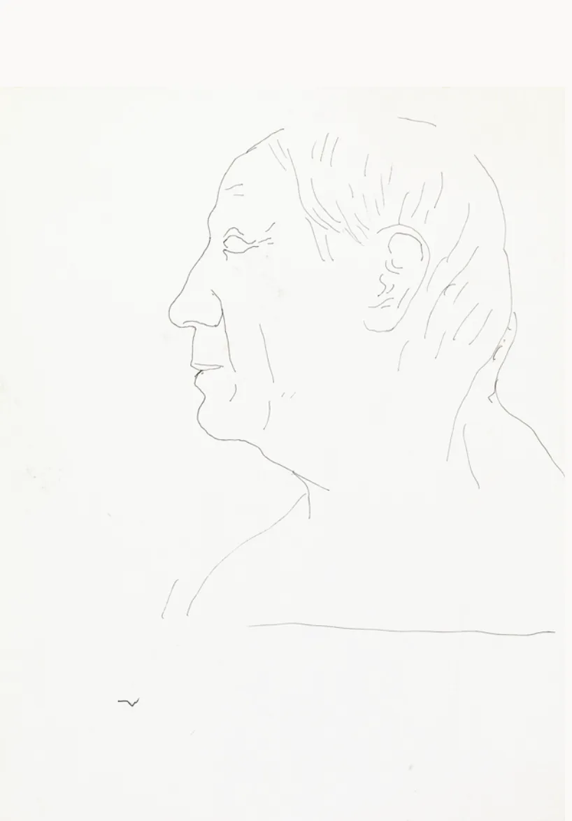 Пикассо, 1973 (с)The David Hockney Foundation