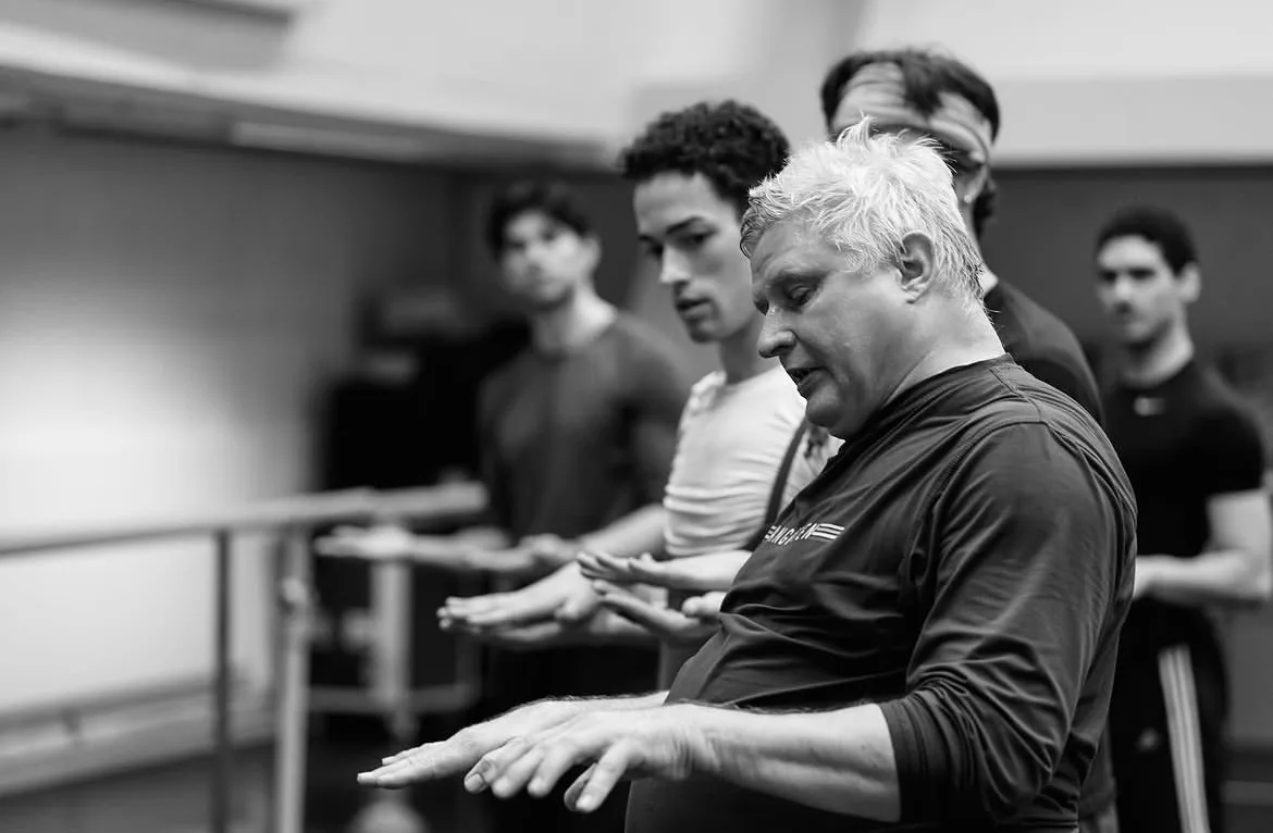 Юрий Посохов с Давидом Соаресом (c) instagram Staatsballet Berlin