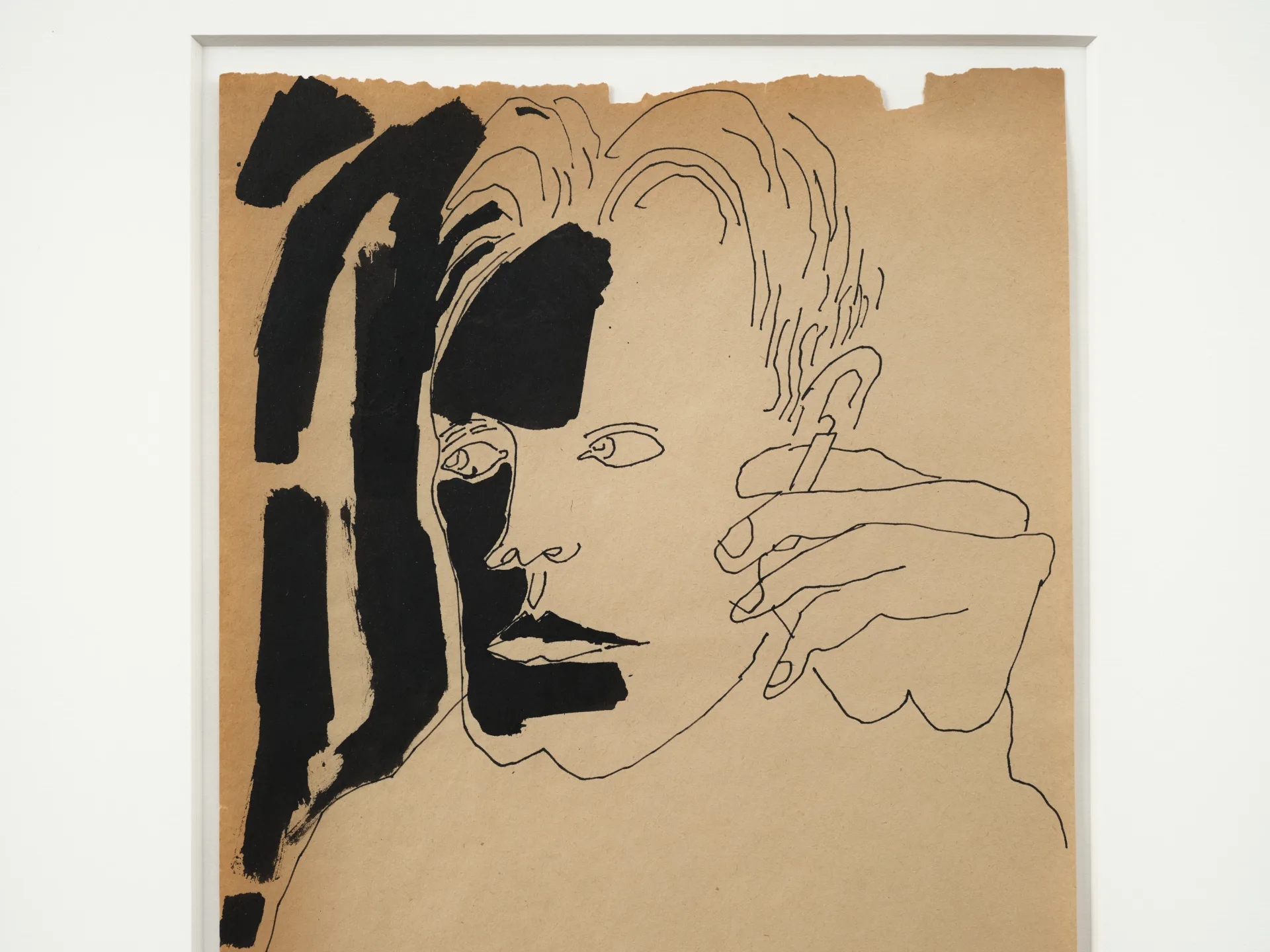 Энди Уорхол, «Неизвестный мужчина», около 1956 года, частное собрание © The Andy Warhol Foundation for the Visual Arts, Inc. Лицензия ADAGP, Париж, 2026