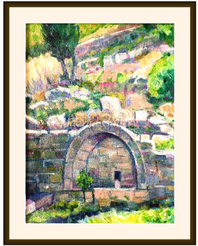A water spring in Kafr Qatra