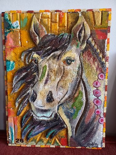 Female horse head