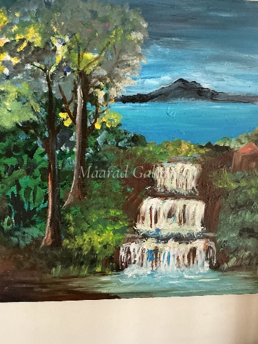 waterfall scenery