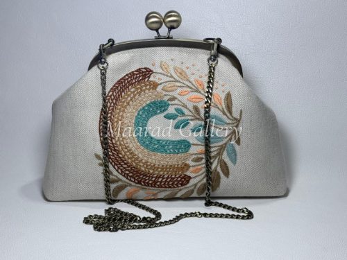 Hand made embroided bag