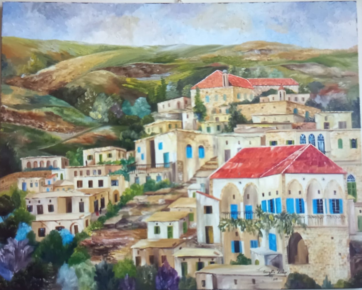 Zahle St.Michael  district, early 20th century