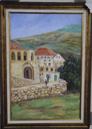 Zahle earlier 20th century, the Gate of  Enn family house