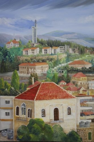 Panorama of Zahle  St Elias district  2024