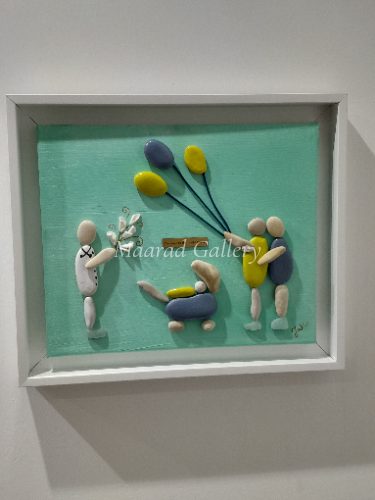 Print on canevas   + CAILLOUX  size 45 by 45 cm  by order