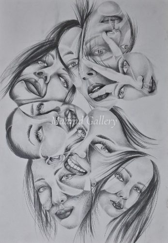 It about SPINNING YOUR IMAGINATION AND PERSPECTIVES ....(each piece is for 1500$)