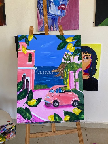 pink beach