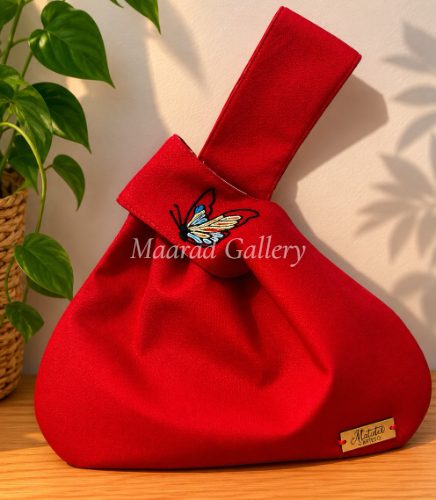 Red casual bag