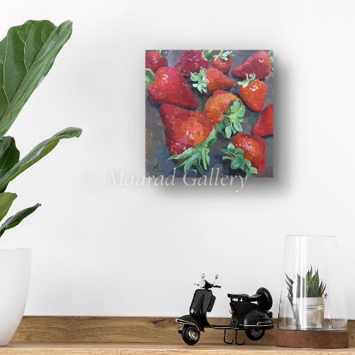 Fresh Strawberries Still Life