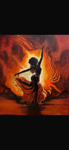 Girl on fire