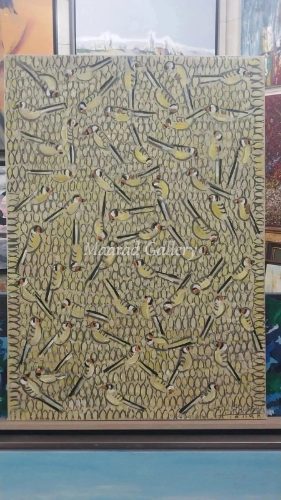 By Jamil molabe oil on canvas