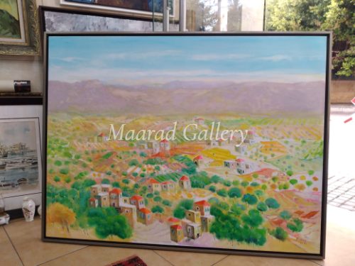 By hassan jouni oil on canvas size 120 by 90 cm