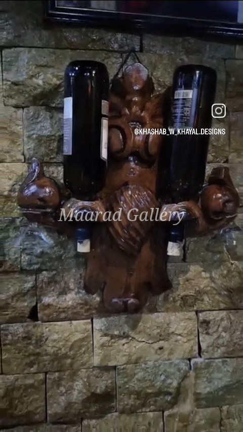 Cross hanging wine stand
