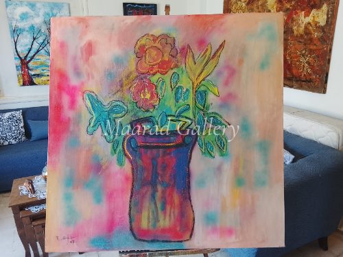 Vase and flowers