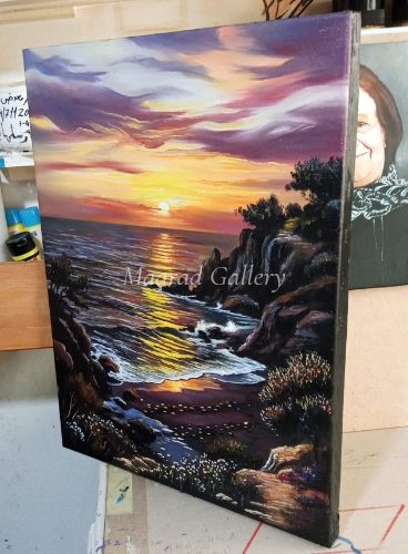 Sunset reflections