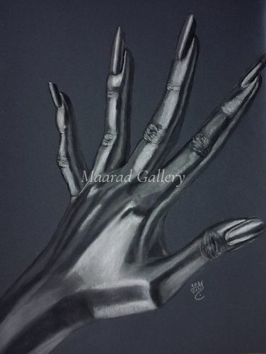 Metallic hand