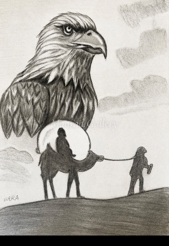 The king of falcons (shaheen)