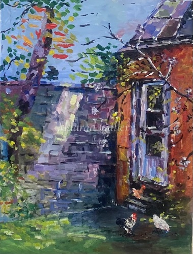 A painting that transforms walls into cozy memories.