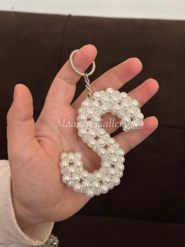 Pearl Letter Charm