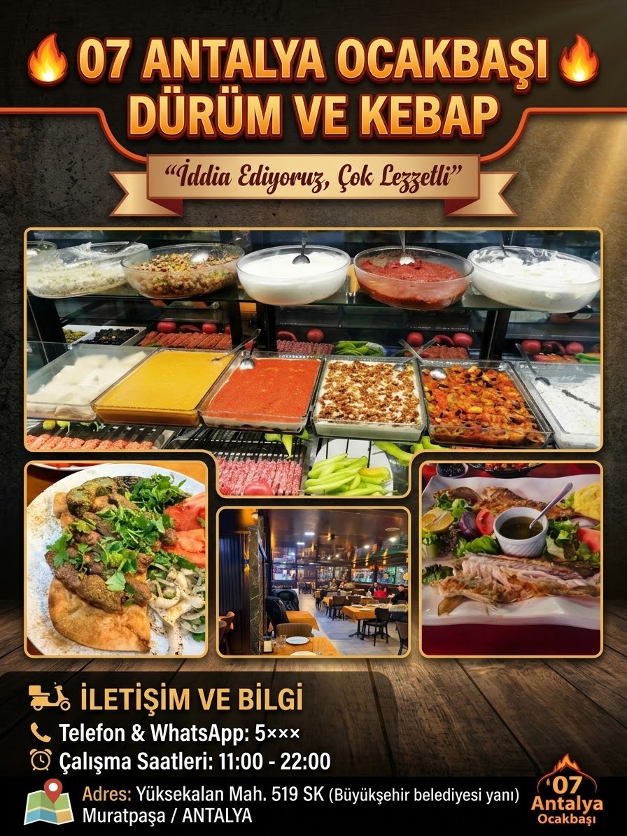 07 Antalya Ocakbaşı DÜRÜM ve KEBAP  gallery photo 1