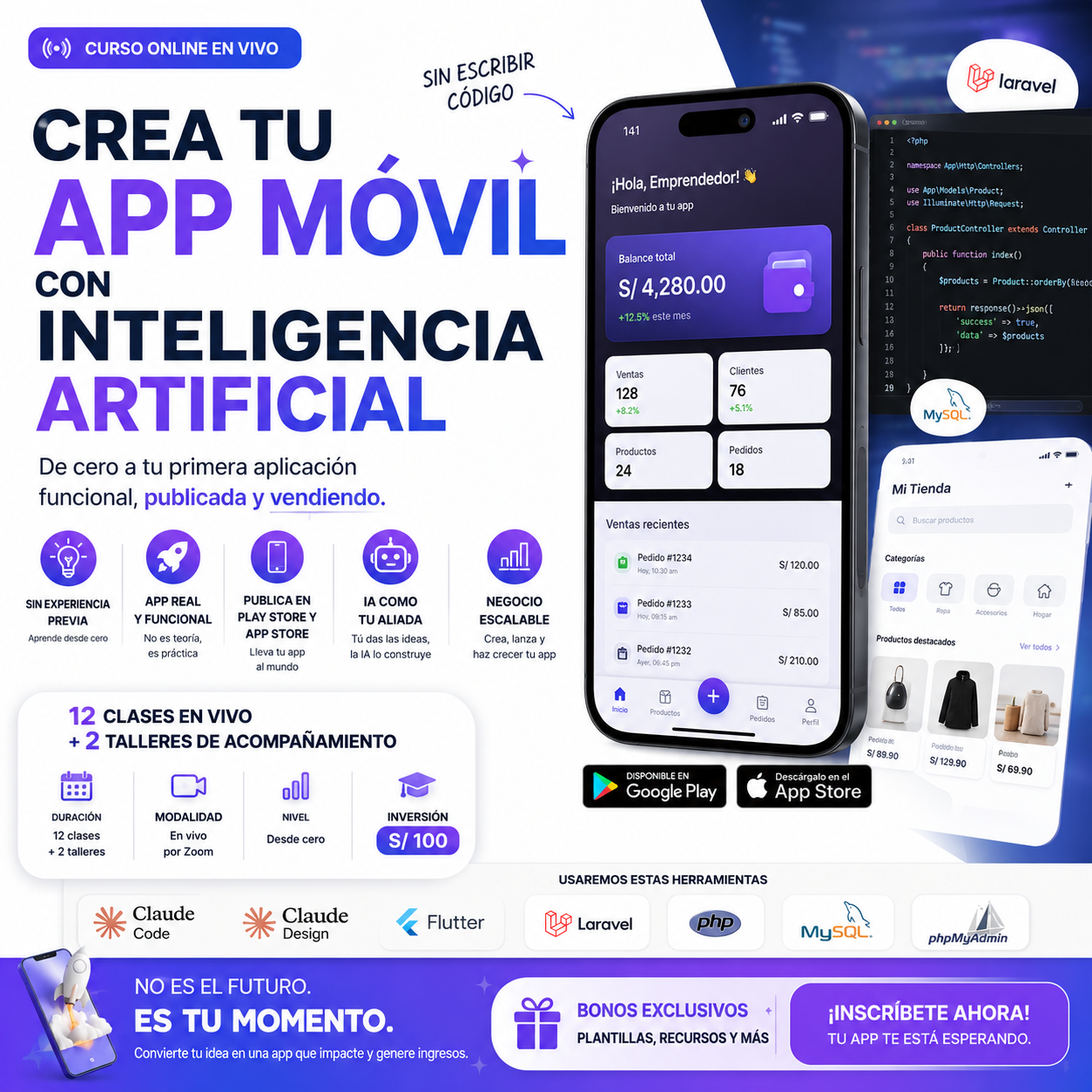 Crea tu App Móvil con Inteligencia Artificial