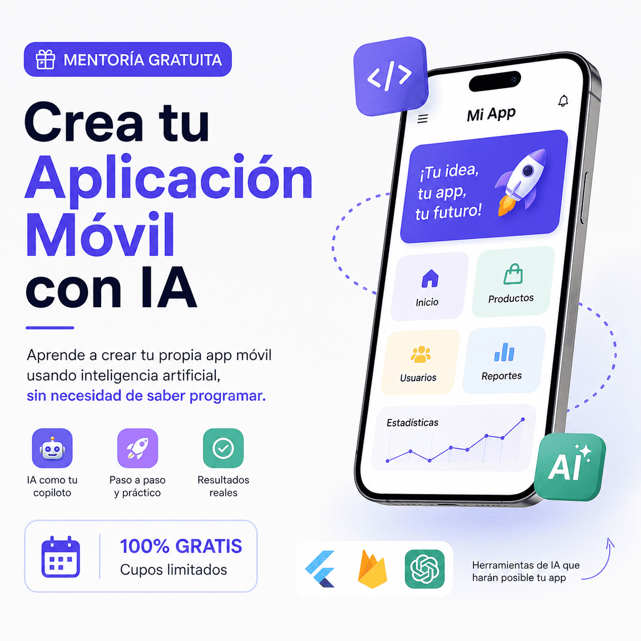Crea tu App Móvil con IA