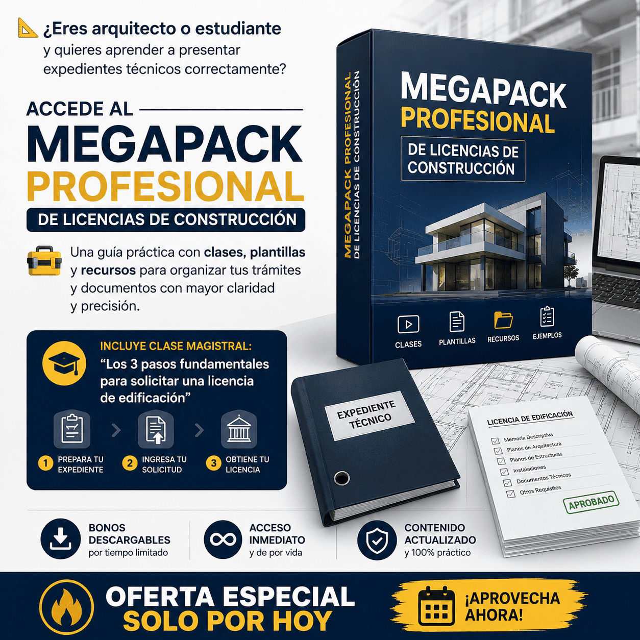 Megapack Profesional de Licencias de Construcción 🧰