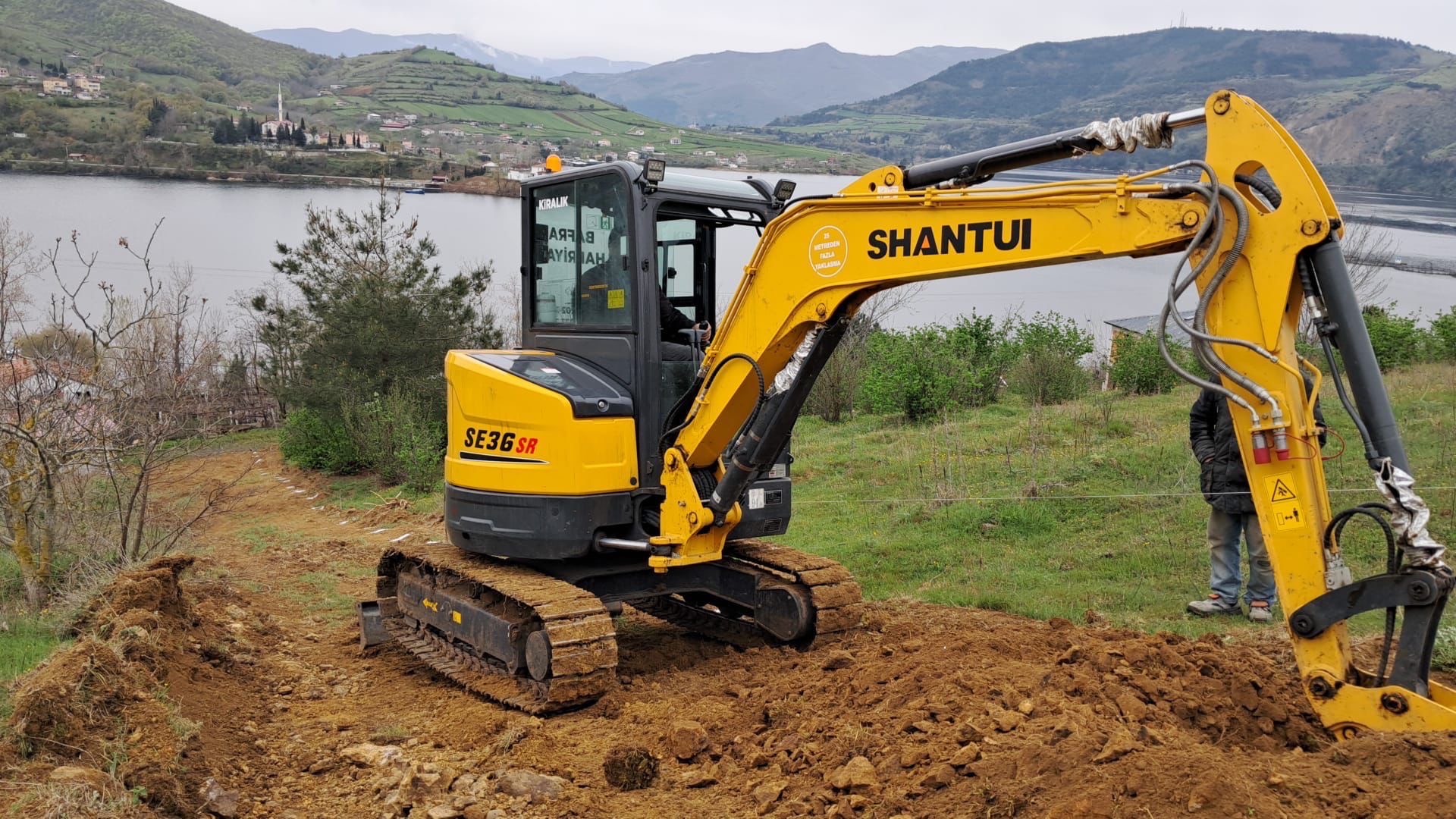  2025 Model Shantui SE36SR 4 Ton Mini Ekskavatör | Kırıcılı | Operatörlü Kiralık görseli