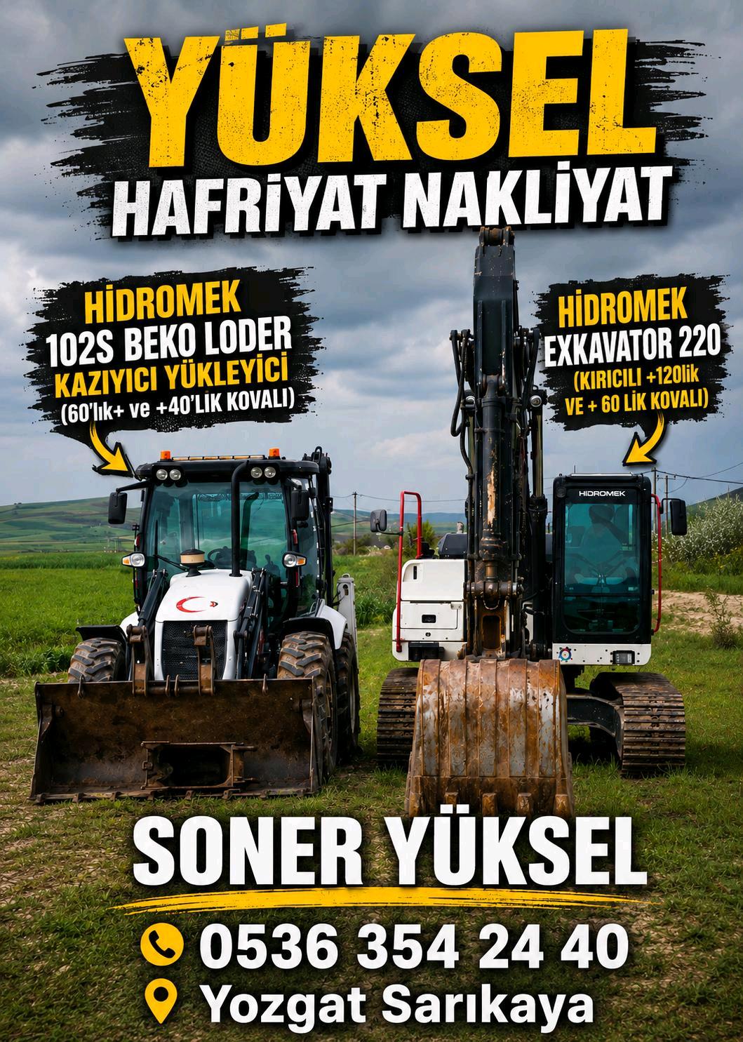 EXKAVATOR. BEKO LODER. KAMYON.TIR  görseli