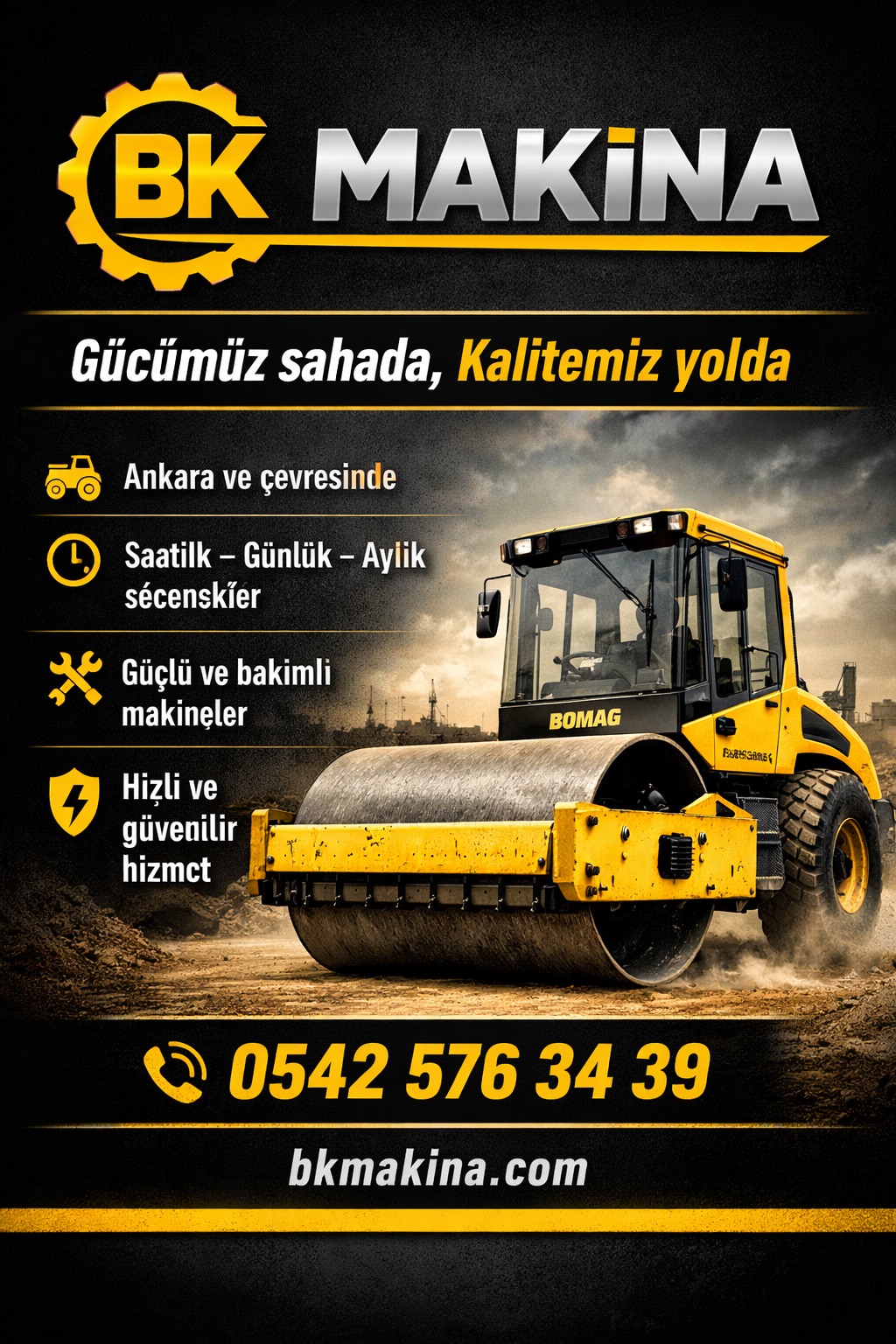 Bomag toprak yol silindirleri  görseli