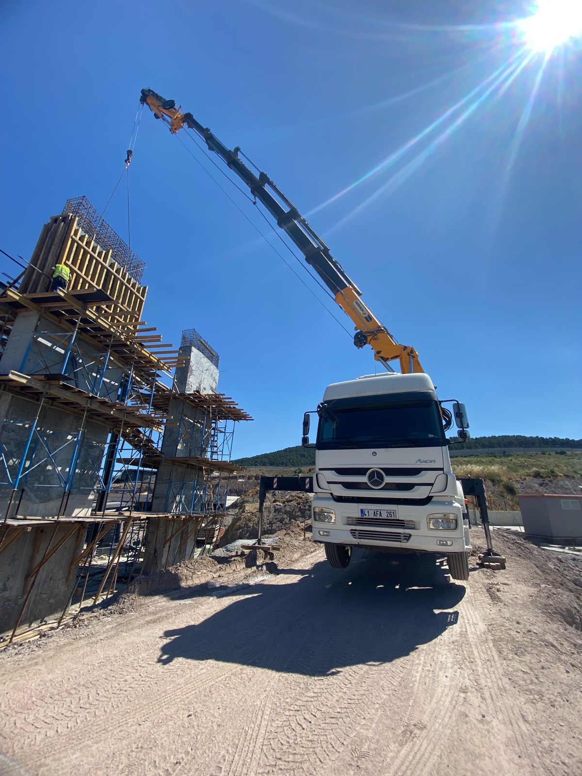 2021 model 35 ton Hiab vinç görseli