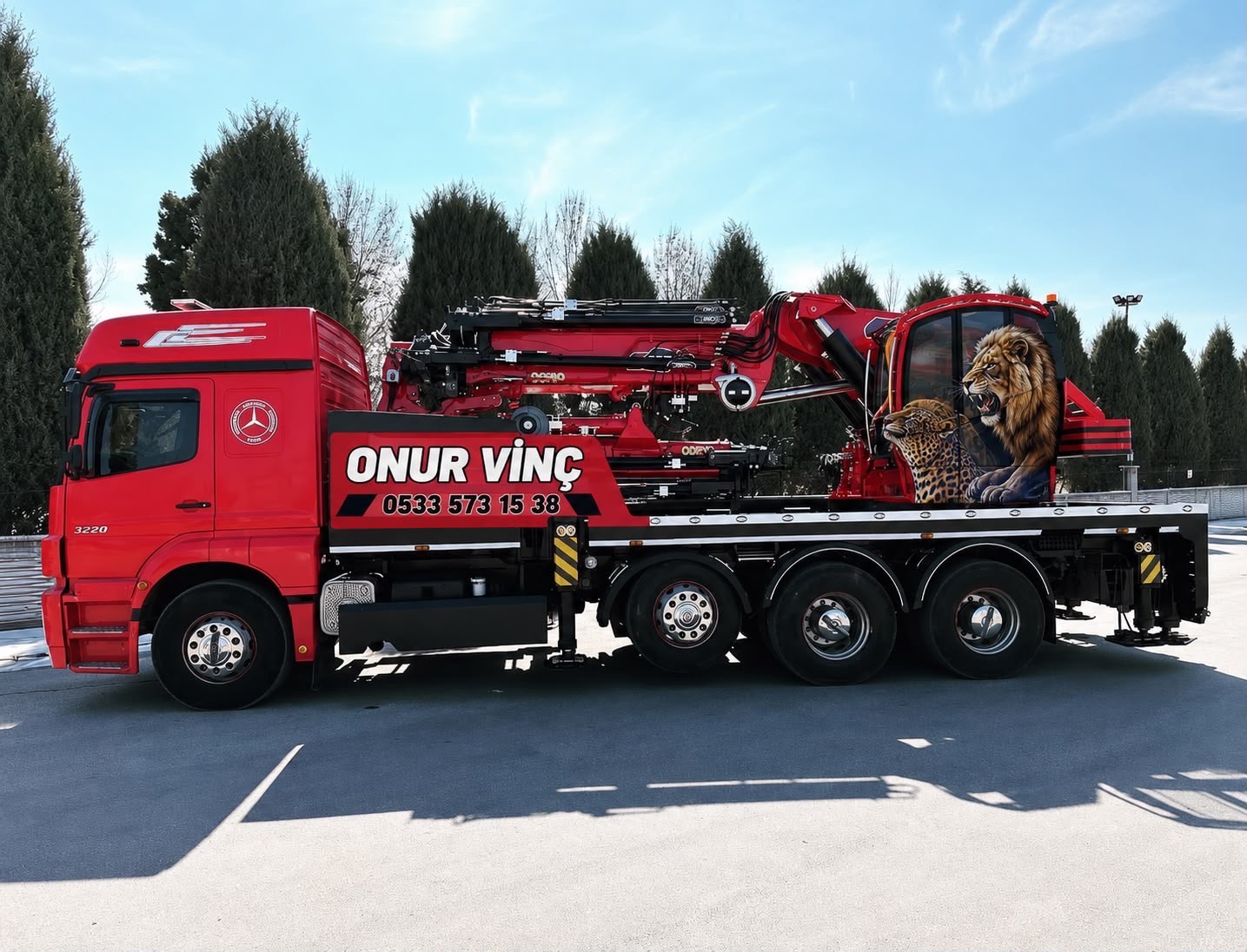 Onur Vinç 38 Ton Hiyap Vinç Kiralama | 42 Metre Uzanımlı Uzaktan Kumandalı Vinç görseli