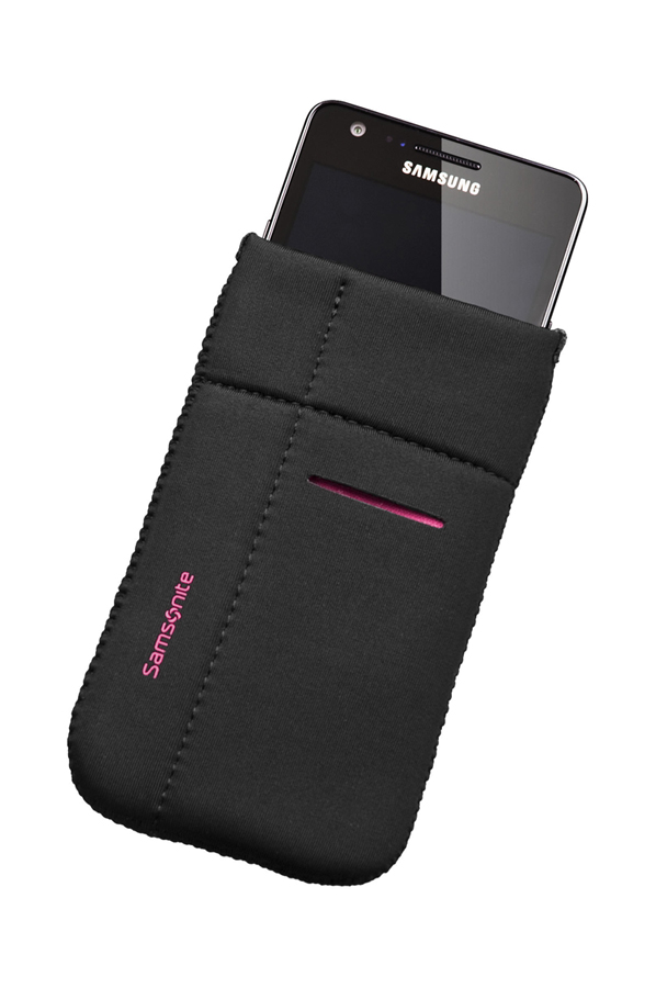 MOBILE SLEEVE M (BLACK/PINK) -AIRGLOW MOBILE-50052-1071